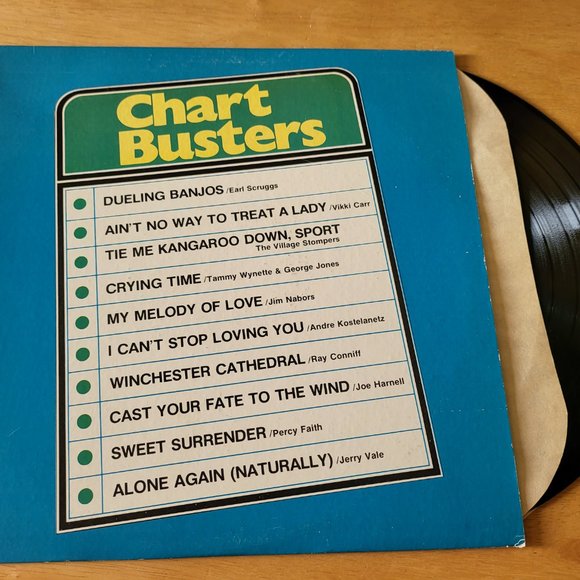 CHART BUSTERS LP 1980 Columbia House Various Hits 1P 7122 Pop Vinyl Record LP4 - Picture 10 of 10